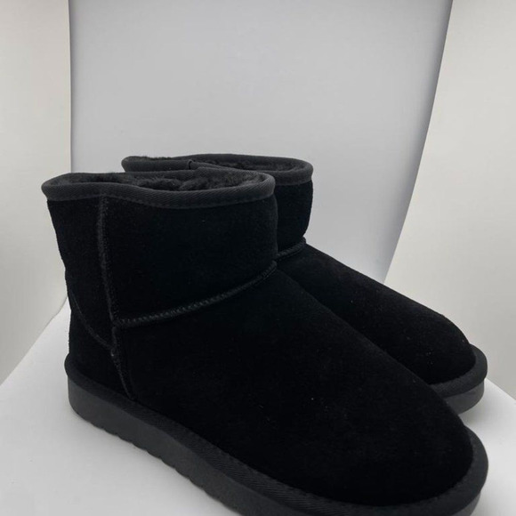 CUSHIONAIRE Women's Cozy pull on boot BLACK 8 - Picture 1 of 6